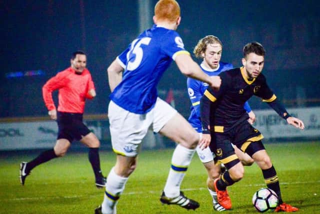 Ben Close in action for Pompey Reserves