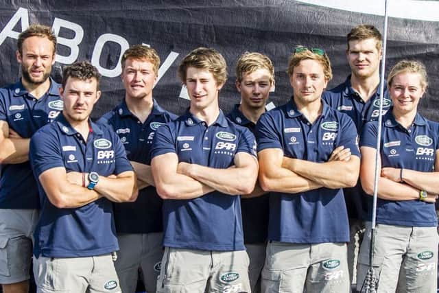 The Land Rover BAR Academy team Picture: JesÃºs Renedo / GC32 Championship Oman 2017