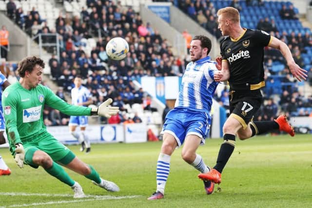 Pompey front man Eoin Doyle Picture: Joe Pepler