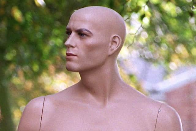 Vinny could get a job as a shop mannequin