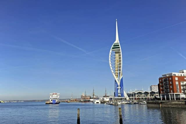 The Spinnaker Tower at Gunwharf Quays