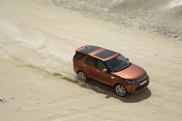 A still from the Land Rover Discovery advert that Sir Ben Ainslie is in