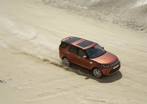 A still from the Land Rover Discovery advert that Sir Ben Ainslie is in