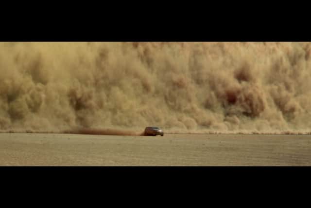 A still from the Land Rover Discovery advert that Sir Ben Ainslie is in
