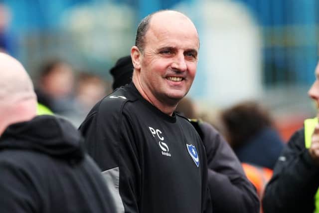 Pompey boss Paul Cook