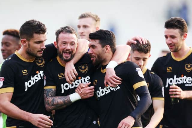 Pompey have one or two injuries ahead of the Grimsby game Picture: Joe Pepler