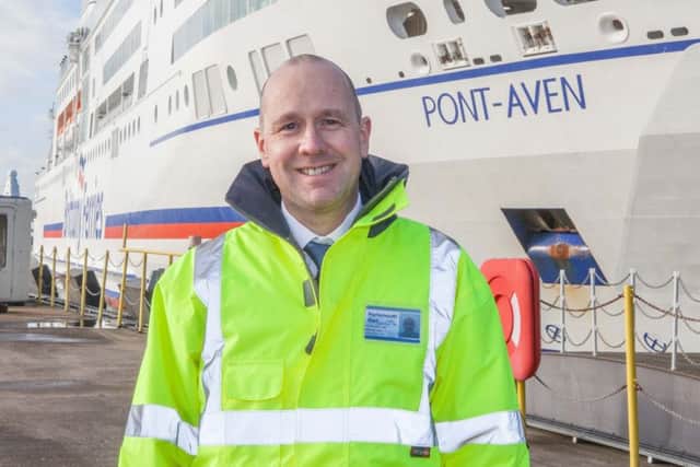Mike Sellers at Portsmouth International Port