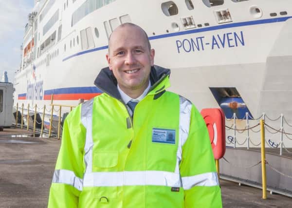 Mike Sellers at Portsmouth International Port