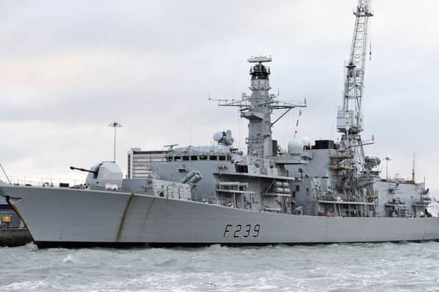 HMS Richmond. Credit: Andrew Matthews/PA Wire