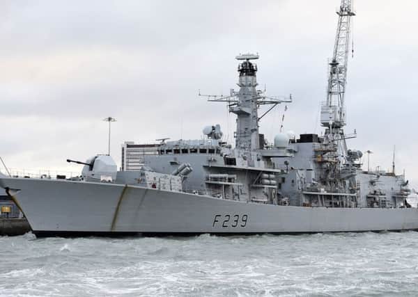 HMS Richmond. Credit: Andrew Matthews/PA Wire