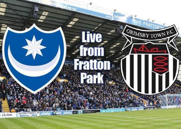 Pompey play hosts to Grimsby tonight in League Two