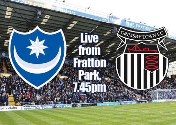 Pompey play host to Grimsby at Fratton Park tonight