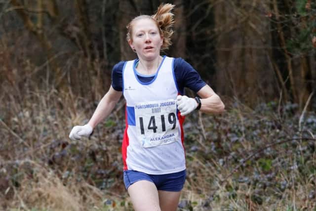 Emma Jolley has had a superb 2017, including winning this event the Chilly Hilly. Picture: Alan Dunk