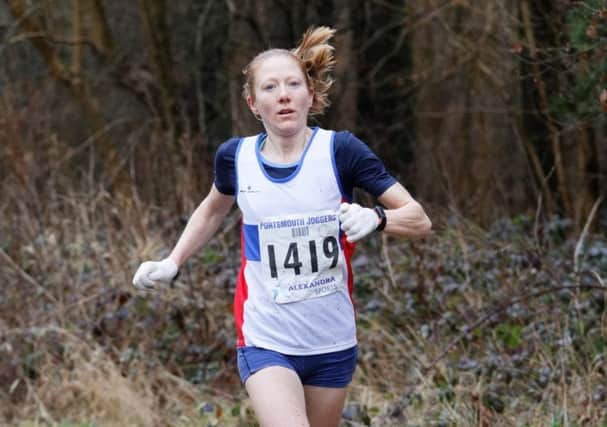 Emma Jolley has had a superb 2017, including winning this event the Chilly Hilly. Picture: Alan Dunk