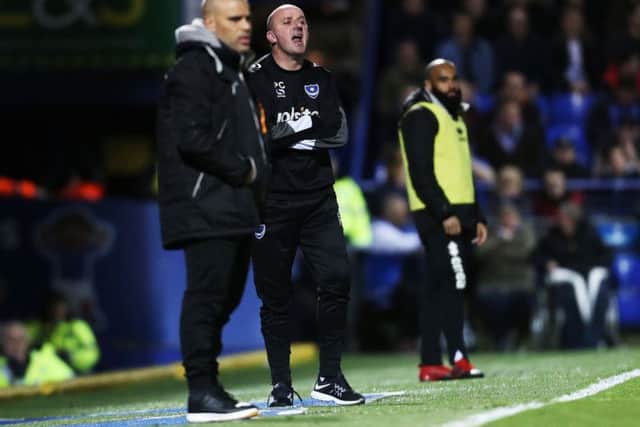 Pompey boss Paul Cook. Picture: Joe Pepler