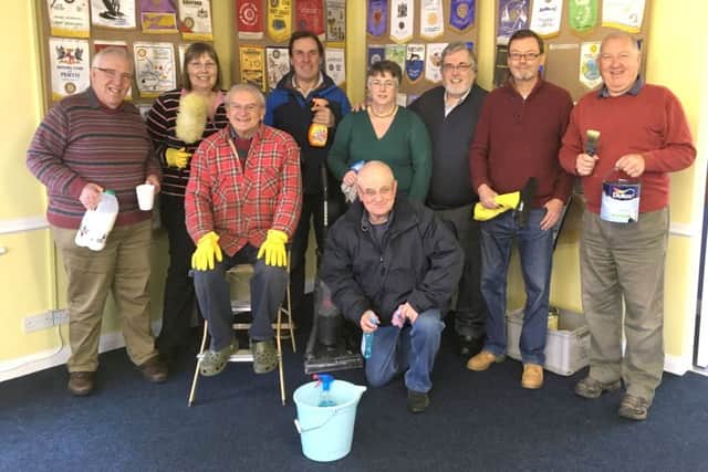 Fareham Rotary Club after the Wheelhouse spring clean