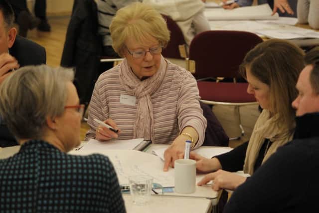 A previous workshop held to gather peoples views on development