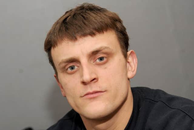 Arron Warren, 30, was hit over the head with a baton by a Devon and Cornwall police officer