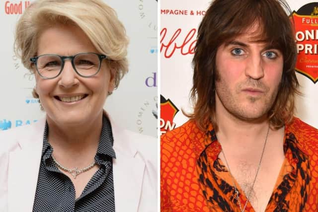 Sandi Toksvig and Noel Fielding who have been confirmed as presenters on Channel 4's The Great British Bake Off