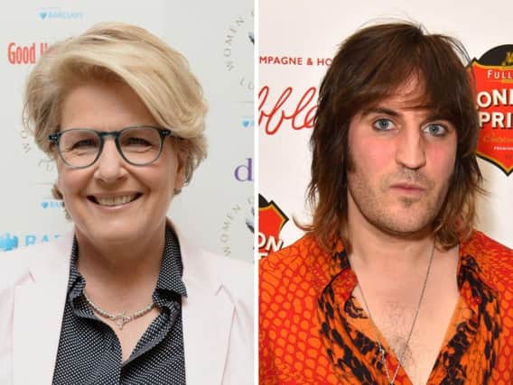 Sandi Toksvig and Noel Fielding who have been confirmed as presenters on Channel 4's The Great British Bake Off
