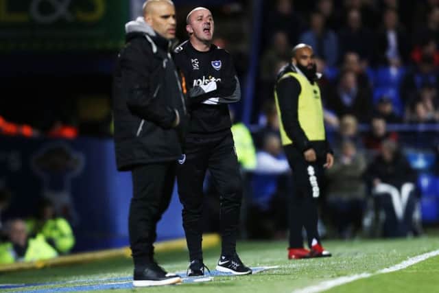 Pompey boss Paul Cook. Picture: Joe Pepler