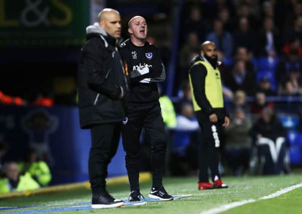 Pompey boss Paul Cook. Picture: Joe Pepler