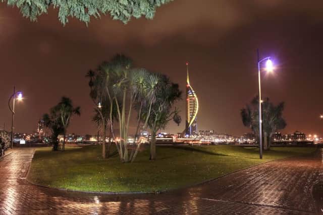 Mark Cole's winning picture of the Ferry Gardens in Gosport
