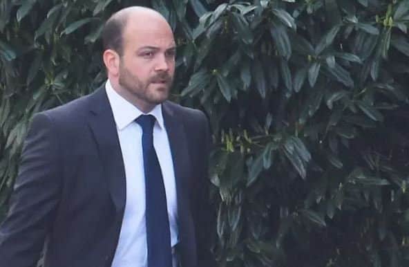 Aaron Brown arriving at court. Credit: Solent News & Picture Agency