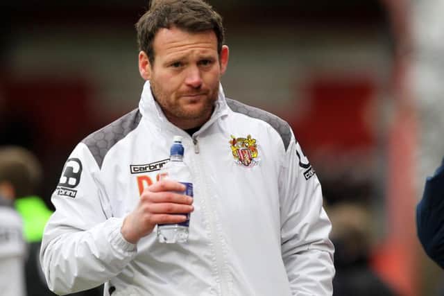 Stevenage boss Darren Sarll: Sharon Lucey