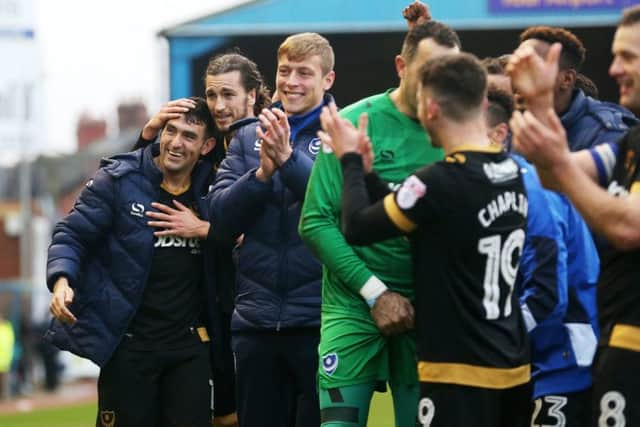 Who is Pompey's player of the season so far?