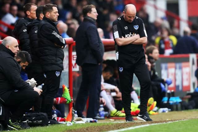 Pompey boss Paul Cook. Picture: Joe Pepler