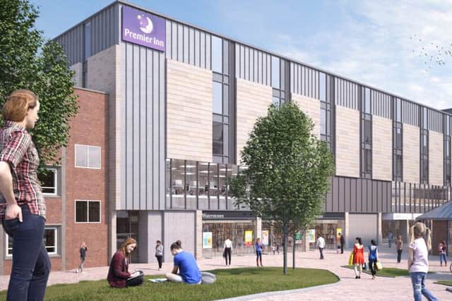 The proposed new Premier Inn in Fareham town centre