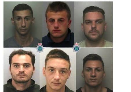Clockwise from top left, Ioan Bucuresteanu , Silvu Acatrinei, Vasile Cardos, Bogdan Costel Neagu, Ioachim Karp, Andrei Tifui