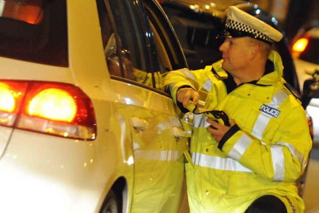 Sgt David Sanderson on patrol