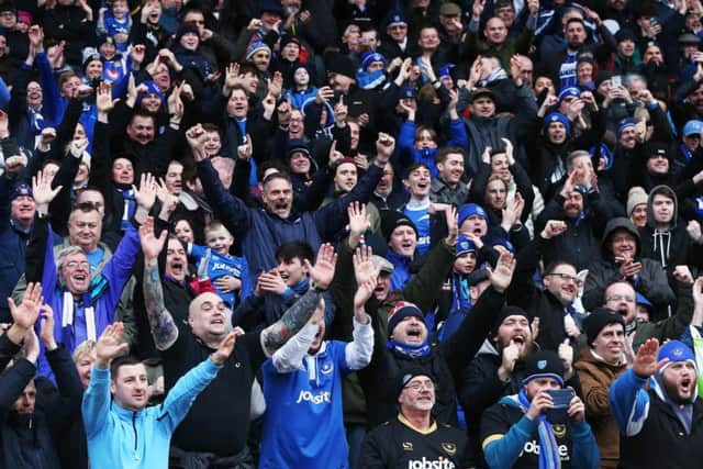 Pompey supporters Picture: Joe Pepler