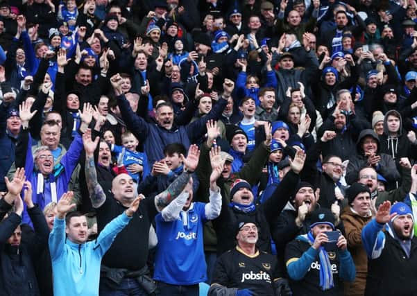 Pompey supporters Picture: Joe Pepler