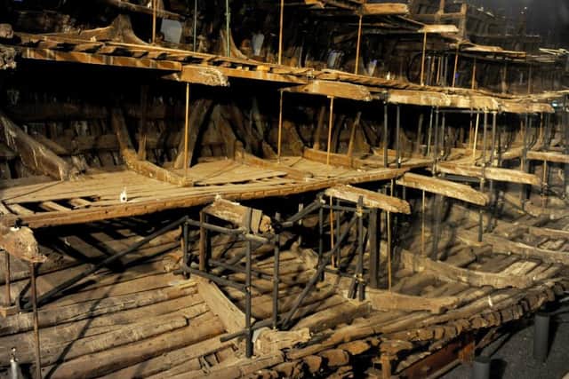 The Mary Rose's timbers