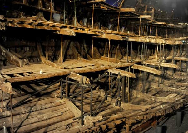 The Mary Rose's timbers