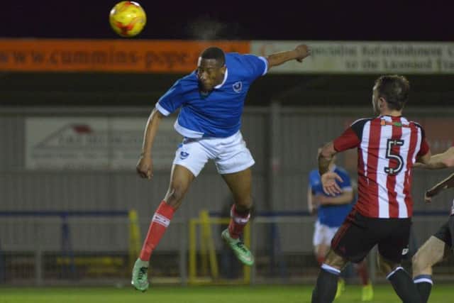 Nicke Kabamba was on the mark for Pompey reserves against Sheffield United last night Picture: Colin Farmery