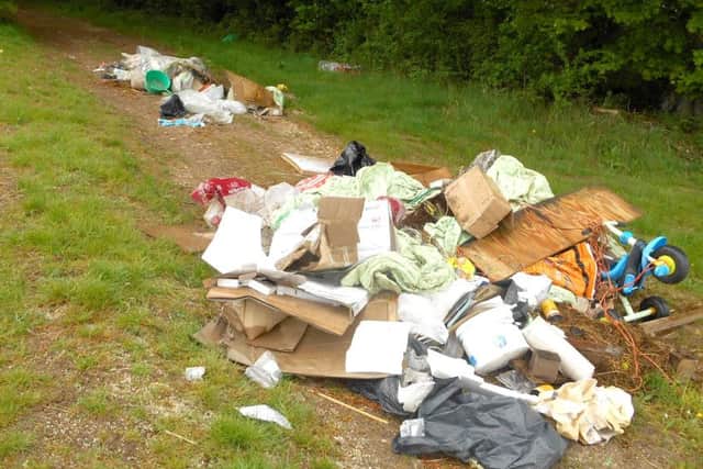 Fly-tipping at Swanmore