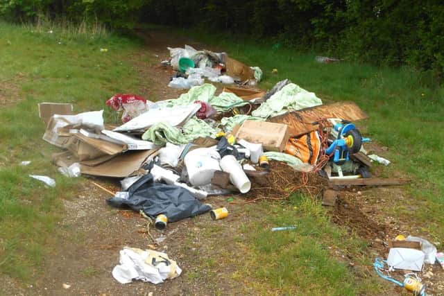 The fly-tipping in Swanmore by Matthew Bartlett