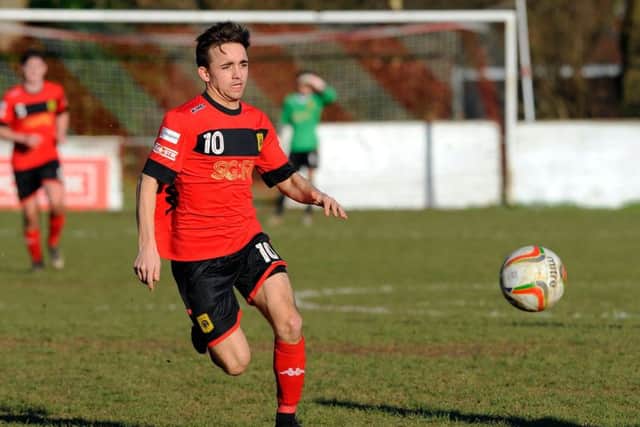 Billy Connor in action for Petersfield Town  Picture: Malcolm Wells