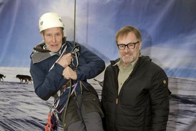 Rosker managing Director Ralph White (right) with equipment ambassador and the UK's top mountaineer Alan Hinkes