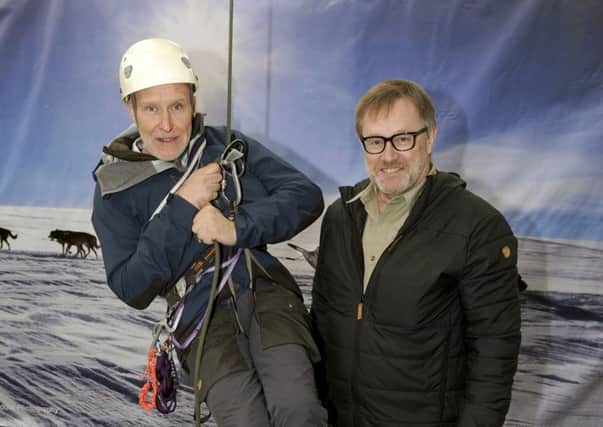 Rosker managing Director Ralph White (right) with equipment ambassador and the UK's top mountaineer Alan Hinkes