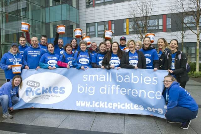 The team from Ickle Pickles set off from Queen Alexandra Hospital for the 20-mile sponsored walk around Portsmouth
Picture: Steve Reid/Blitz Photography