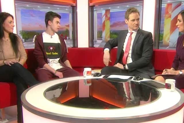 The pair appeared on BBC Breakfast this morning to talk about the video. Photo: BBC