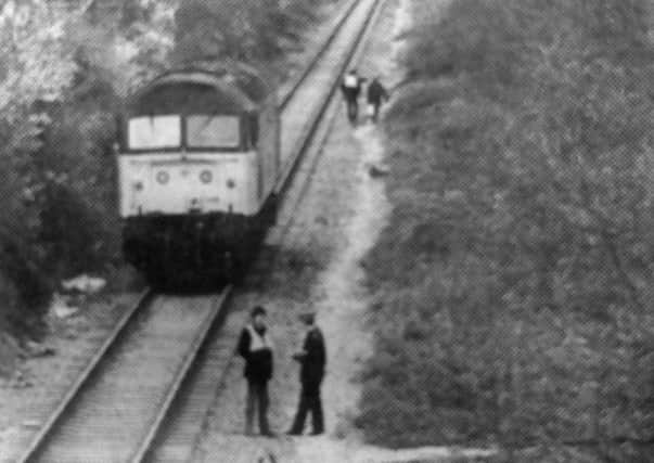 Now a closed line, a Gosport woman died after being struck by a diesel train on a stretch of track, pictured, once used by the Ministry of Defence