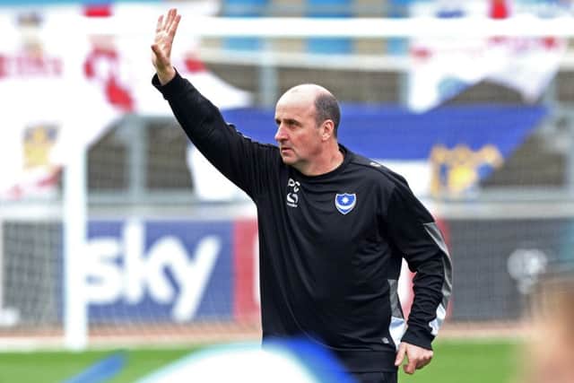 Pompey boss Paul Cook Picture: Joe Pepler