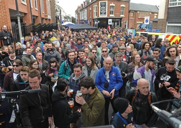 Hundreds of visitors attended the Castle Road Fair and Record Store Day in Castle Road, Southsea, last year.