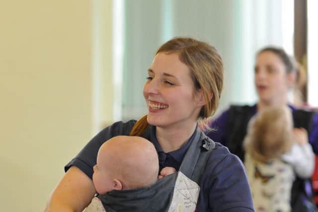 Zofia Doolin and Phoebe, nine months.    Picture: Ian Hargreaves